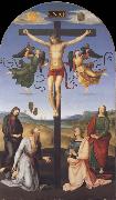 Raphael, The Crucified Christ with the Virgin Mary,Saints and Angels